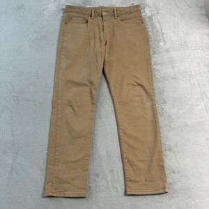 Bonobos Slim Stretch Jeans Mens 32x30 Khaki Tan 5 Pocket Casual Pants EUC